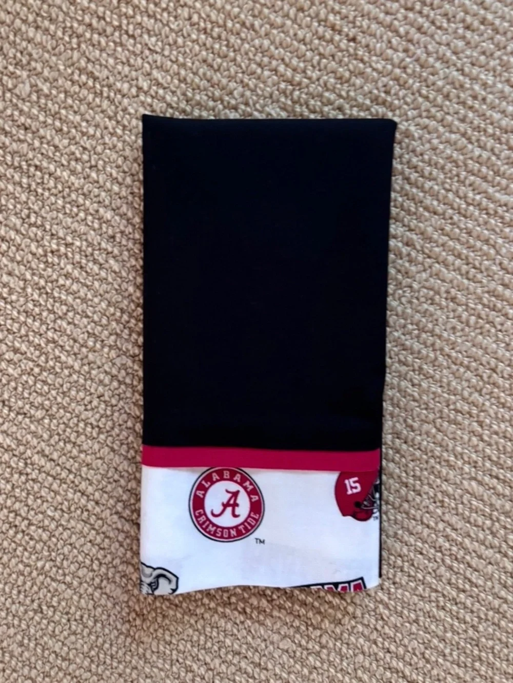 Alabama Crimson TideTravel Size Pillowcase 16x12, New